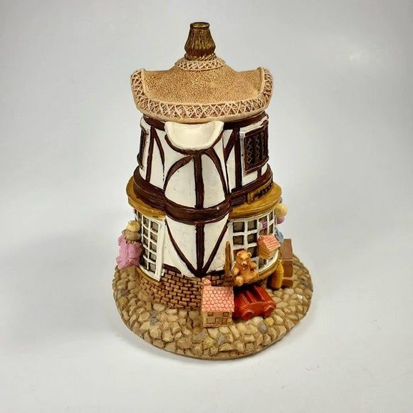 Hometown Teapot Cottages Merry Go Round Toy Shop Figurine - Picture 2 of 9